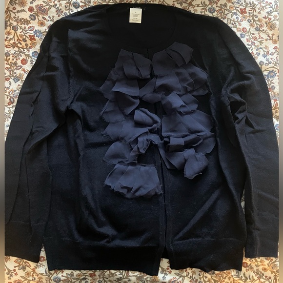 Vintage J.Crew Ruffled Cardigans - Picture 2 of 8